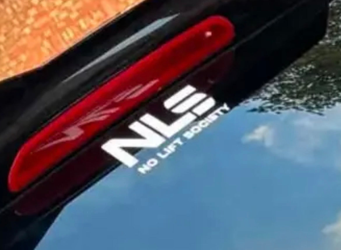 No Lift Society Window Decals