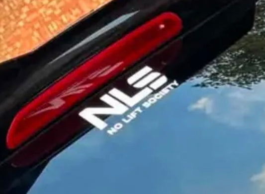 No Lift Society Window Decals