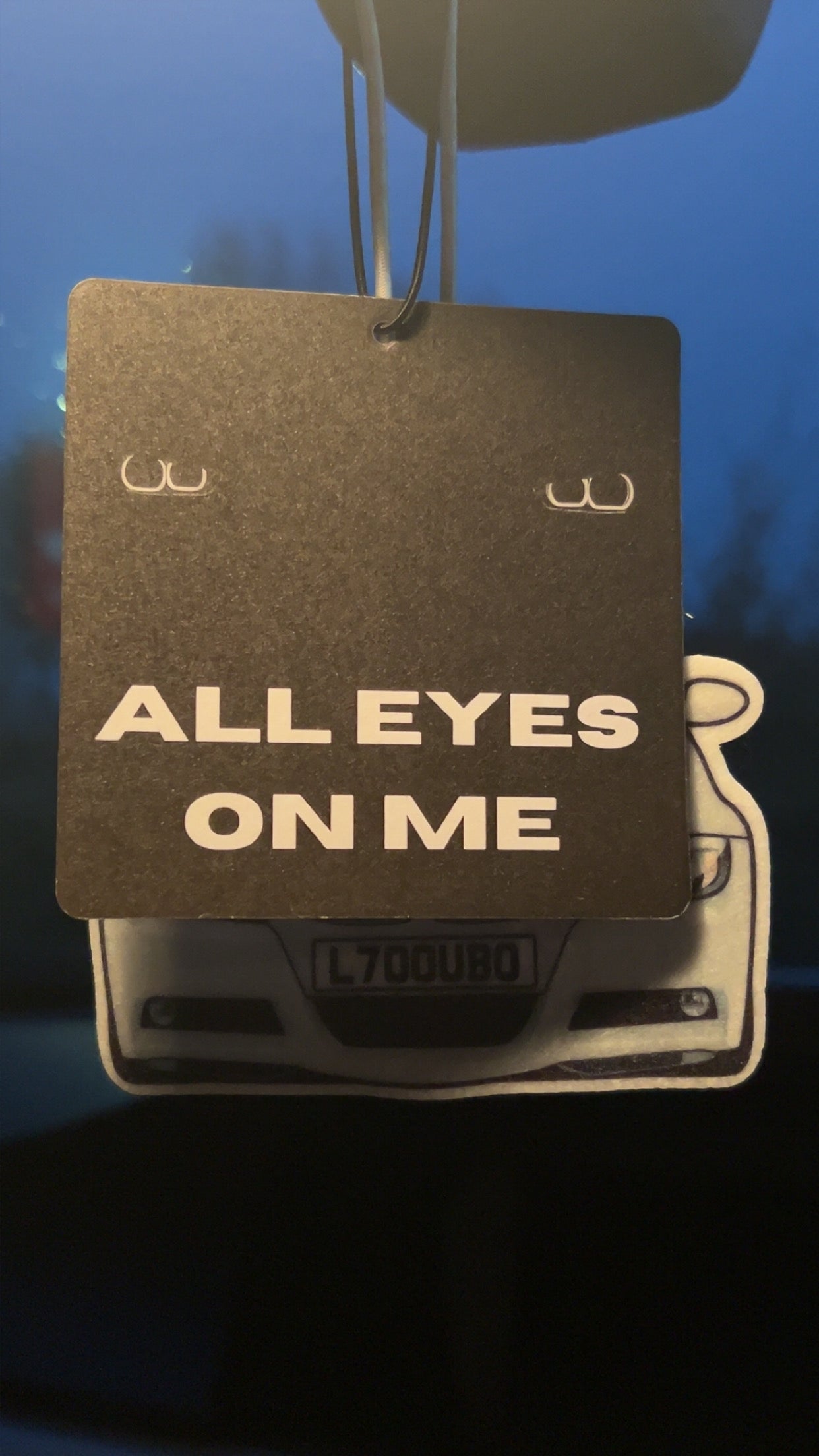 All eyes on me air freshener
