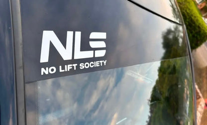No Lift Society Window Decals
